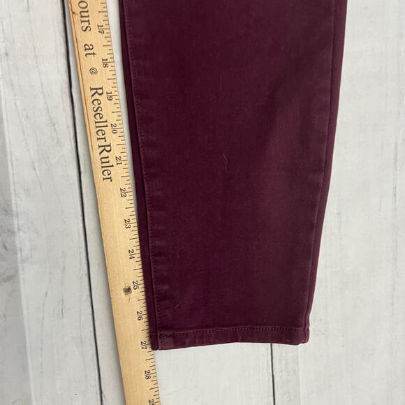 Lane Bryant Size 16 Purple High Rise Ankle Skinny Jeans 38"x27" SHORT - Picture 13 of 14
